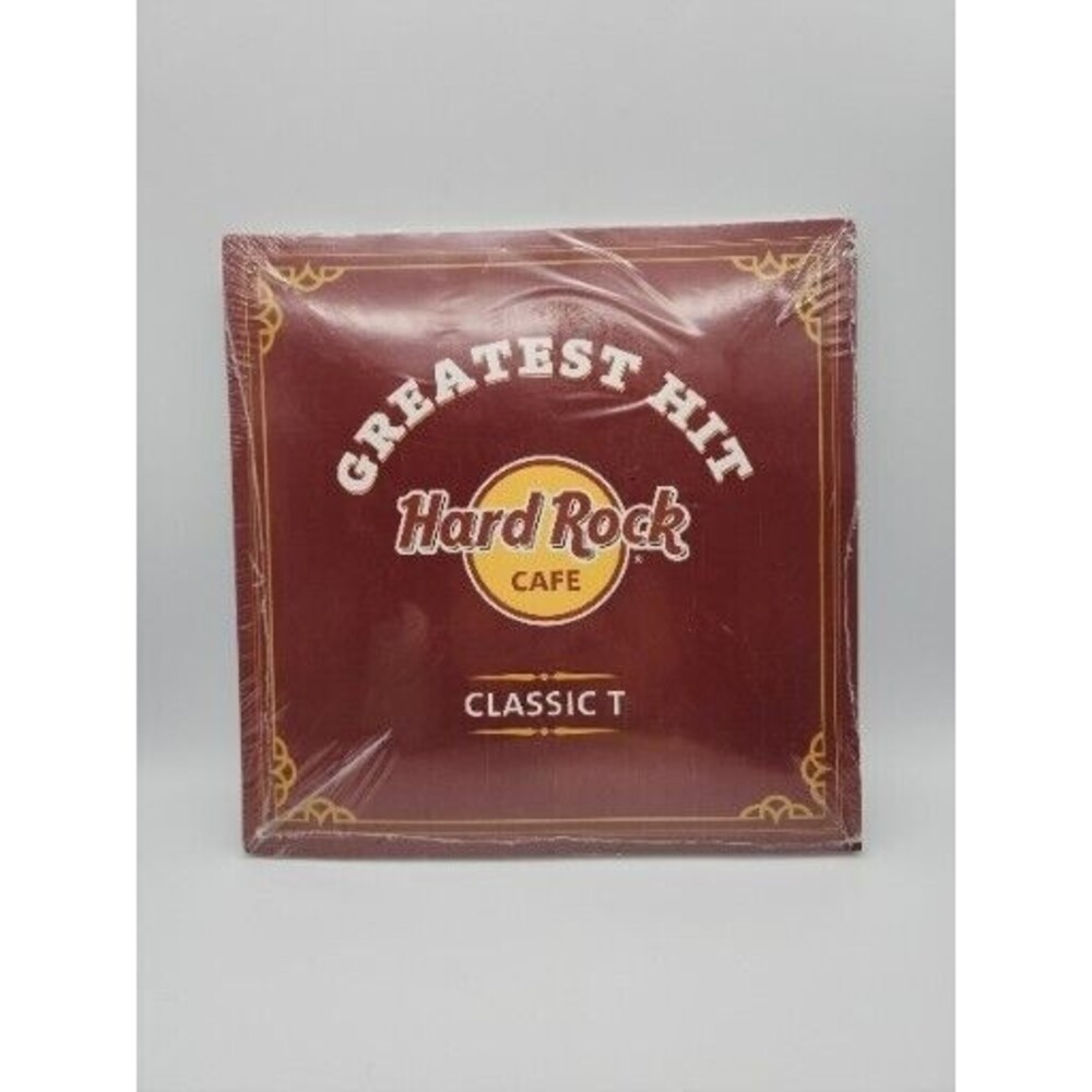 Hard Rock Cafe Las Vegas Album Classic White Tee T-Shirt Size LARGE NEW with Tag